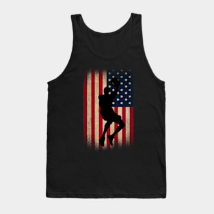 basketball man dunk Tank Top